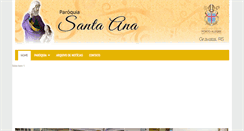 Desktop Screenshot of paroquiasantaana.net
